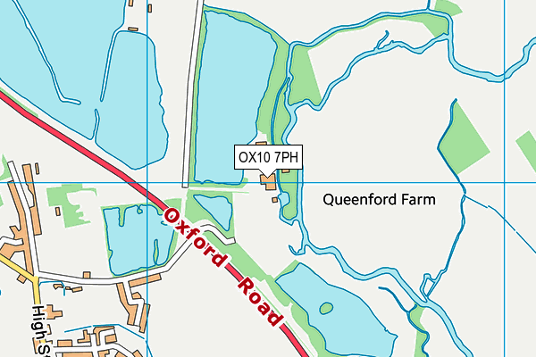 OX10 7PH map - OS VectorMap District (Ordnance Survey)