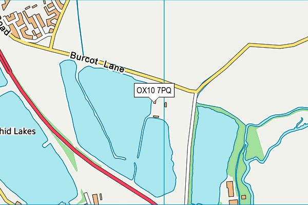 OX10 7PQ map - OS VectorMap District (Ordnance Survey)