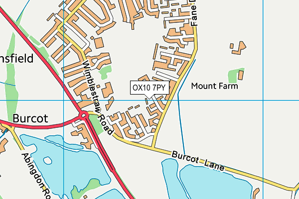 OX10 7PY map - OS VectorMap District (Ordnance Survey)