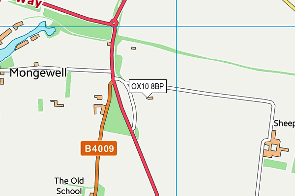 OX10 8BP map - OS VectorMap District (Ordnance Survey)