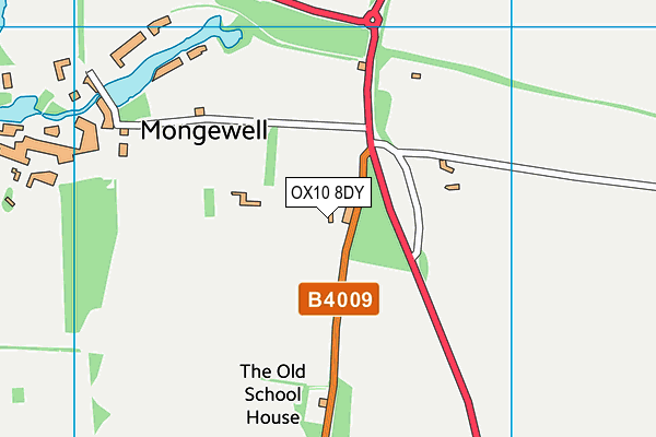 OX10 8DY map - OS VectorMap District (Ordnance Survey)