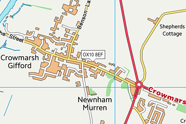 Map of COX CREW LTD at district scale