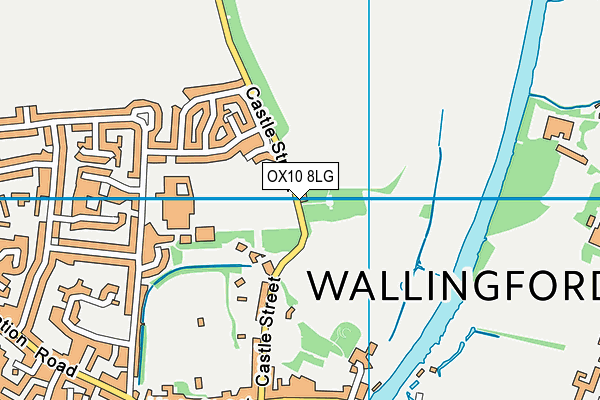 OX10 8LG map - OS VectorMap District (Ordnance Survey)