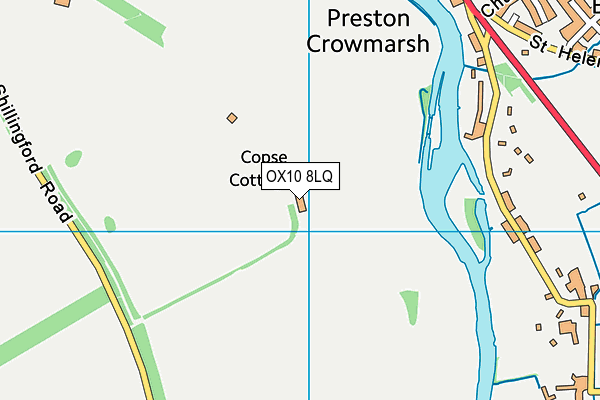 OX10 8LQ map - OS VectorMap District (Ordnance Survey)