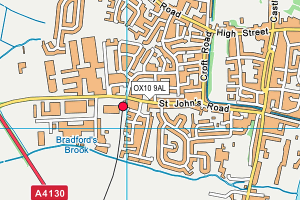 OX10 9AL map - OS VectorMap District (Ordnance Survey)