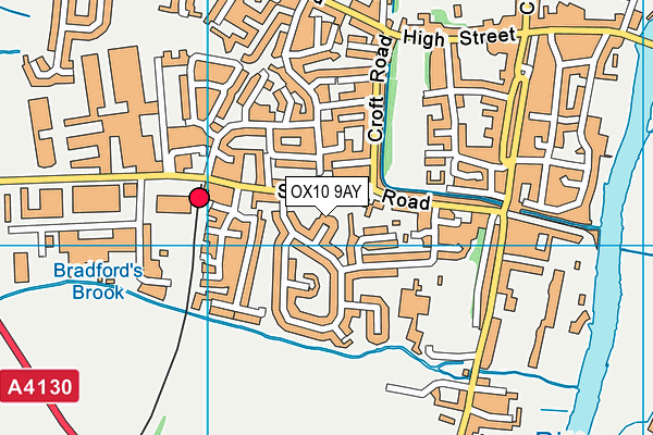 OX10 9AY map - OS VectorMap District (Ordnance Survey)