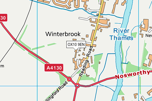 OX10 9EN map - OS VectorMap District (Ordnance Survey)