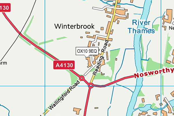 OX10 9EQ map - OS VectorMap District (Ordnance Survey)