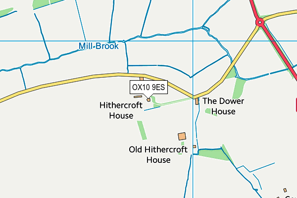 OX10 9ES map - OS VectorMap District (Ordnance Survey)