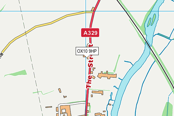 OX10 9HP map - OS VectorMap District (Ordnance Survey)