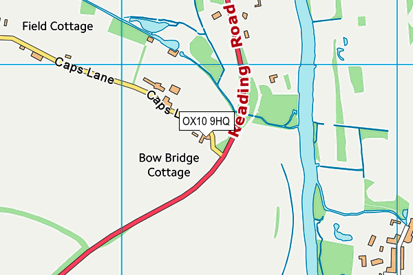 OX10 9HQ map - OS VectorMap District (Ordnance Survey)