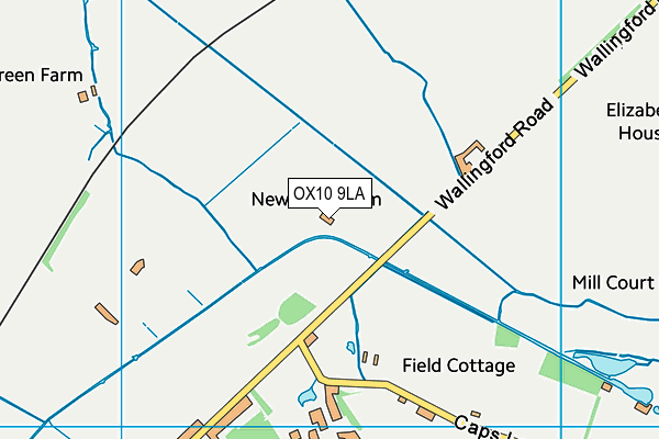 OX10 9LA map - OS VectorMap District (Ordnance Survey)