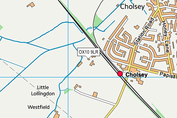 OX10 9LR map - OS VectorMap District (Ordnance Survey)