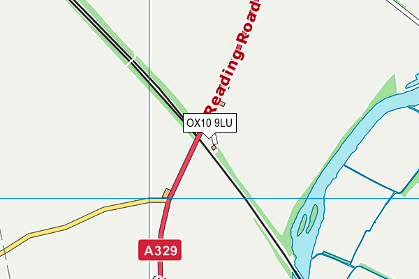 OX10 9LU map - OS VectorMap District (Ordnance Survey)