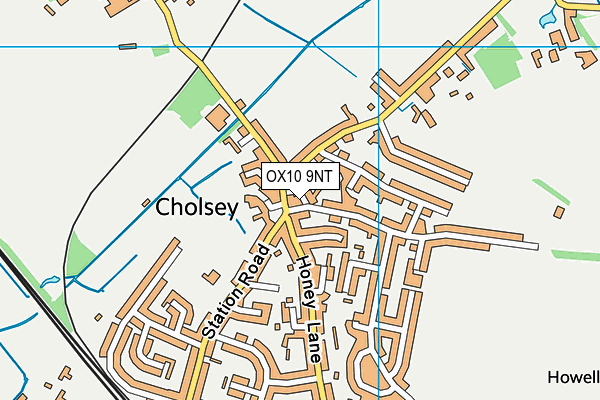 OX10 9NT map - OS VectorMap District (Ordnance Survey)