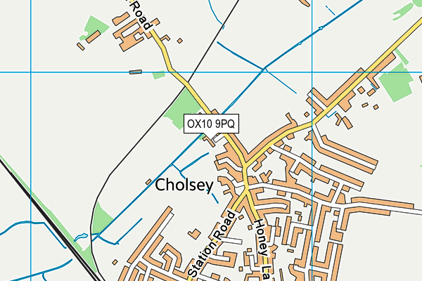 OX10 9PQ map - OS VectorMap District (Ordnance Survey)