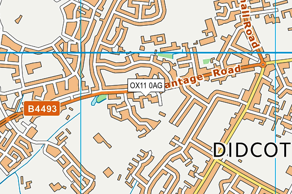 OX11 0AG map - OS VectorMap District (Ordnance Survey)