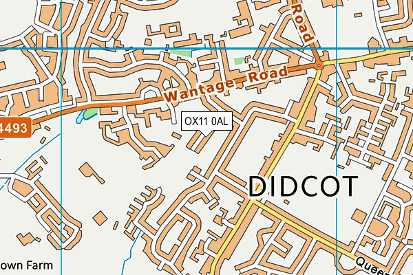 OX11 0AL map - OS VectorMap District (Ordnance Survey)