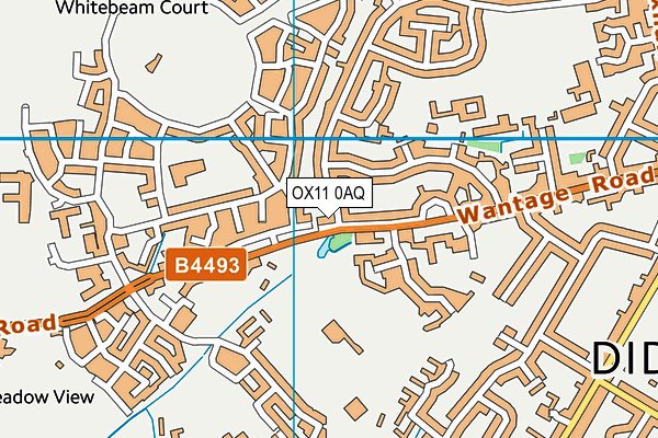 OX11 0AQ map - OS VectorMap District (Ordnance Survey)