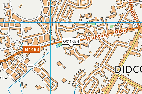 OX11 0BH map - OS VectorMap District (Ordnance Survey)