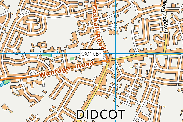 OX11 0BP map - OS VectorMap District (Ordnance Survey)