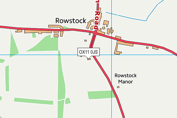 OX11 0JS map - OS VectorMap District (Ordnance Survey)