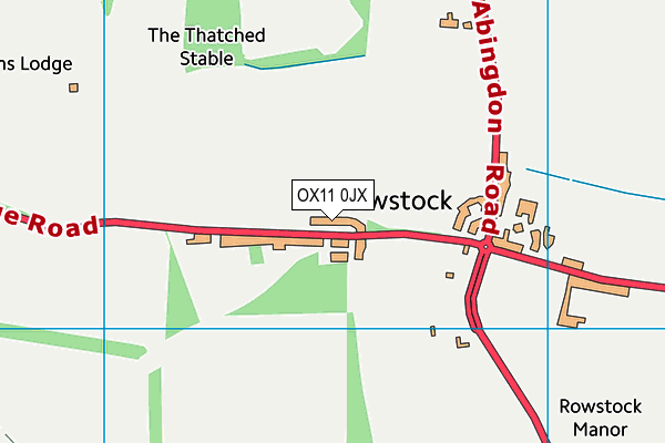 OX11 0JX map - OS VectorMap District (Ordnance Survey)