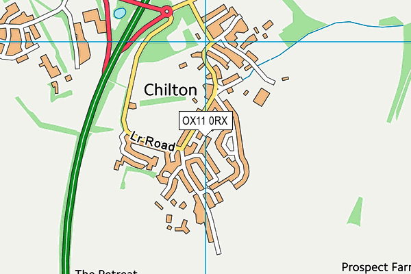 OX11 0RX map - OS VectorMap District (Ordnance Survey)