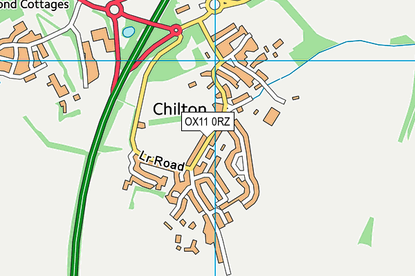 Map of THE ROSE AND CROWN (CHILTON) LIMITED at district scale