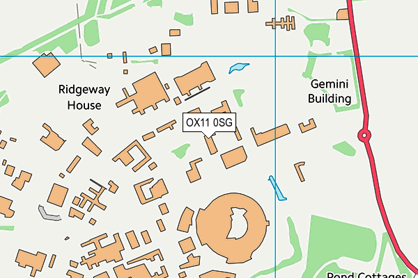OX11 0SG map - OS VectorMap District (Ordnance Survey)