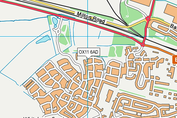 OX11 6AD map - OS VectorMap District (Ordnance Survey)
