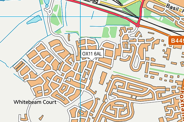 OX11 6AL map - OS VectorMap District (Ordnance Survey)
