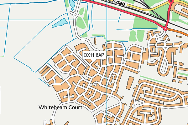 OX11 6AP map - OS VectorMap District (Ordnance Survey)