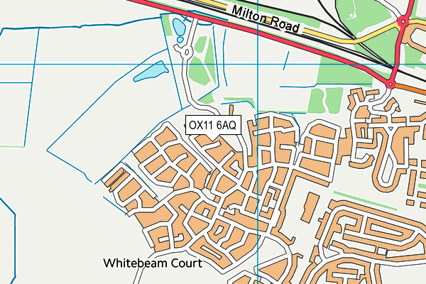 OX11 6AQ map - OS VectorMap District (Ordnance Survey)