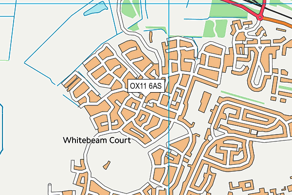 OX11 6AS map - OS VectorMap District (Ordnance Survey)