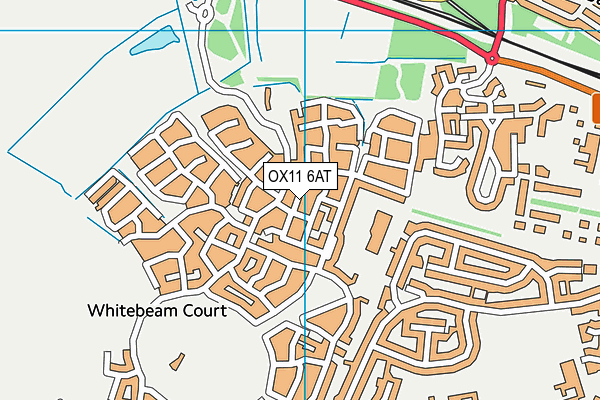 OX11 6AT map - OS VectorMap District (Ordnance Survey)