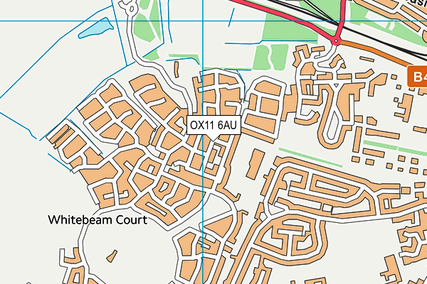 OX11 6AU map - OS VectorMap District (Ordnance Survey)