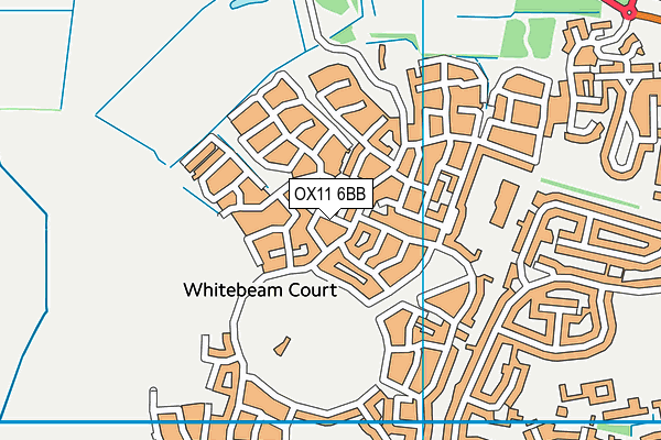 OX11 6BB map - OS VectorMap District (Ordnance Survey)