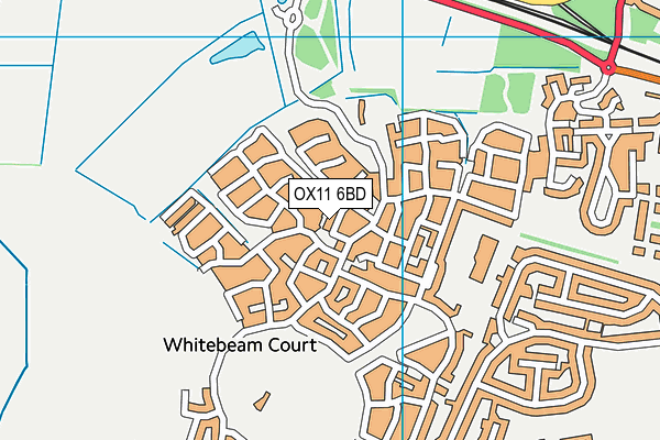 OX11 6BD map - OS VectorMap District (Ordnance Survey)