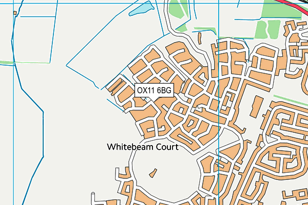 OX11 6BG map - OS VectorMap District (Ordnance Survey)