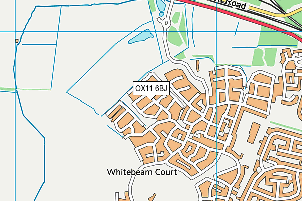 OX11 6BJ map - OS VectorMap District (Ordnance Survey)
