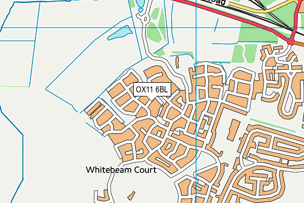 OX11 6BL map - OS VectorMap District (Ordnance Survey)