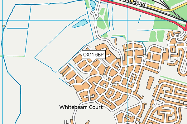 OX11 6BP map - OS VectorMap District (Ordnance Survey)
