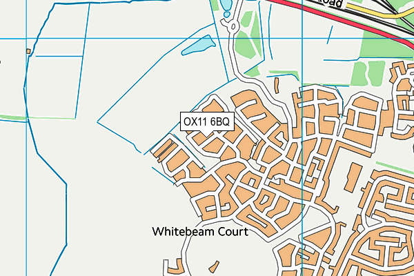 OX11 6BQ map - OS VectorMap District (Ordnance Survey)