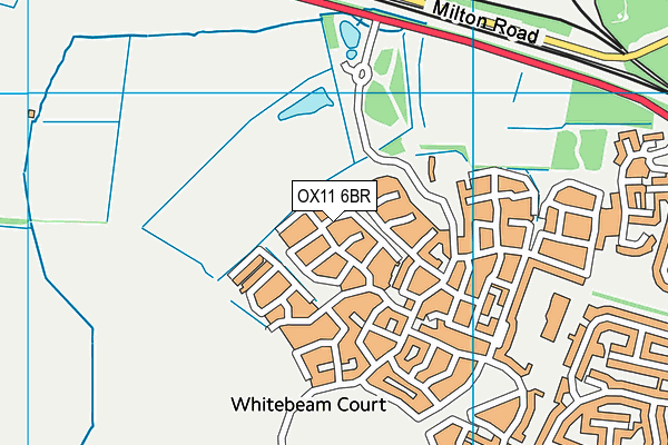 OX11 6BR map - OS VectorMap District (Ordnance Survey)