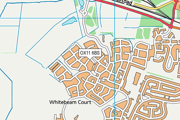 OX11 6BS map - OS VectorMap District (Ordnance Survey)
