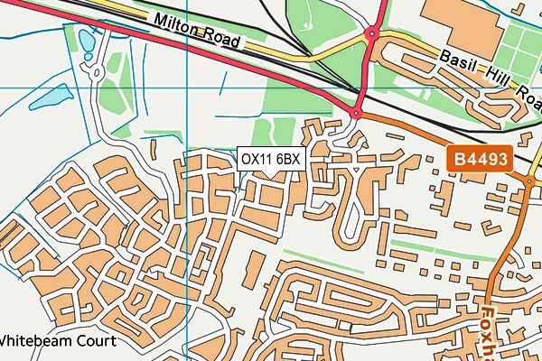 OX11 6BX map - OS VectorMap District (Ordnance Survey)