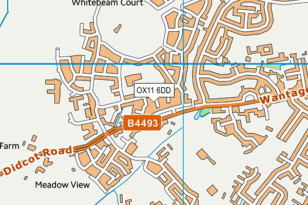 OX11 6DD map - OS VectorMap District (Ordnance Survey)