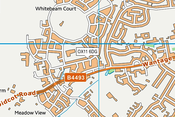 OX11 6DG map - OS VectorMap District (Ordnance Survey)