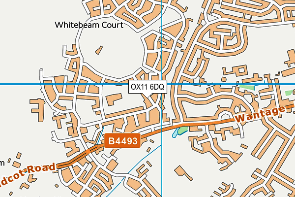 OX11 6DQ map - OS VectorMap District (Ordnance Survey)